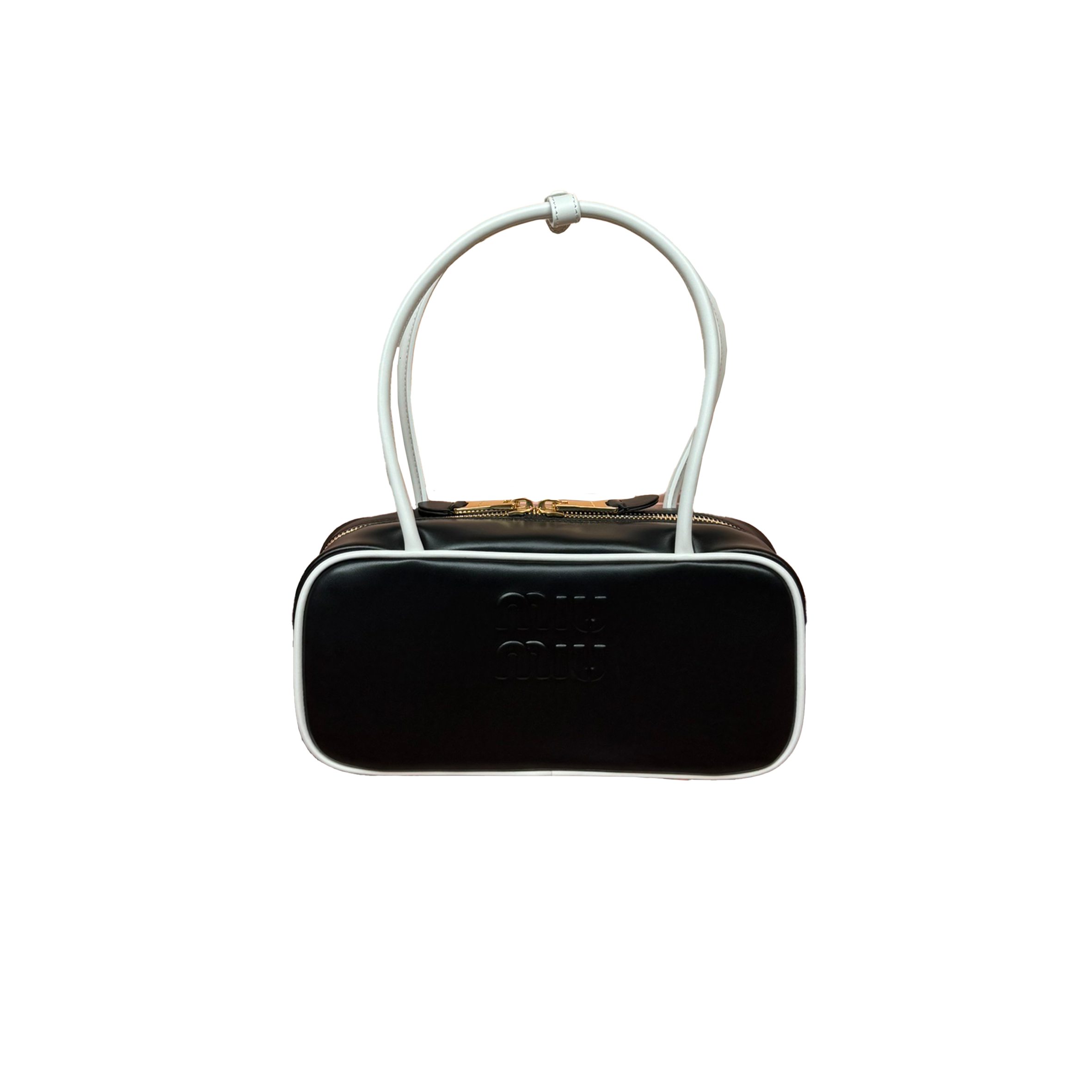 MIU MIU BEAU LEATHER TOP-HANDLE BAG 5BB173 (28*13*9cm)